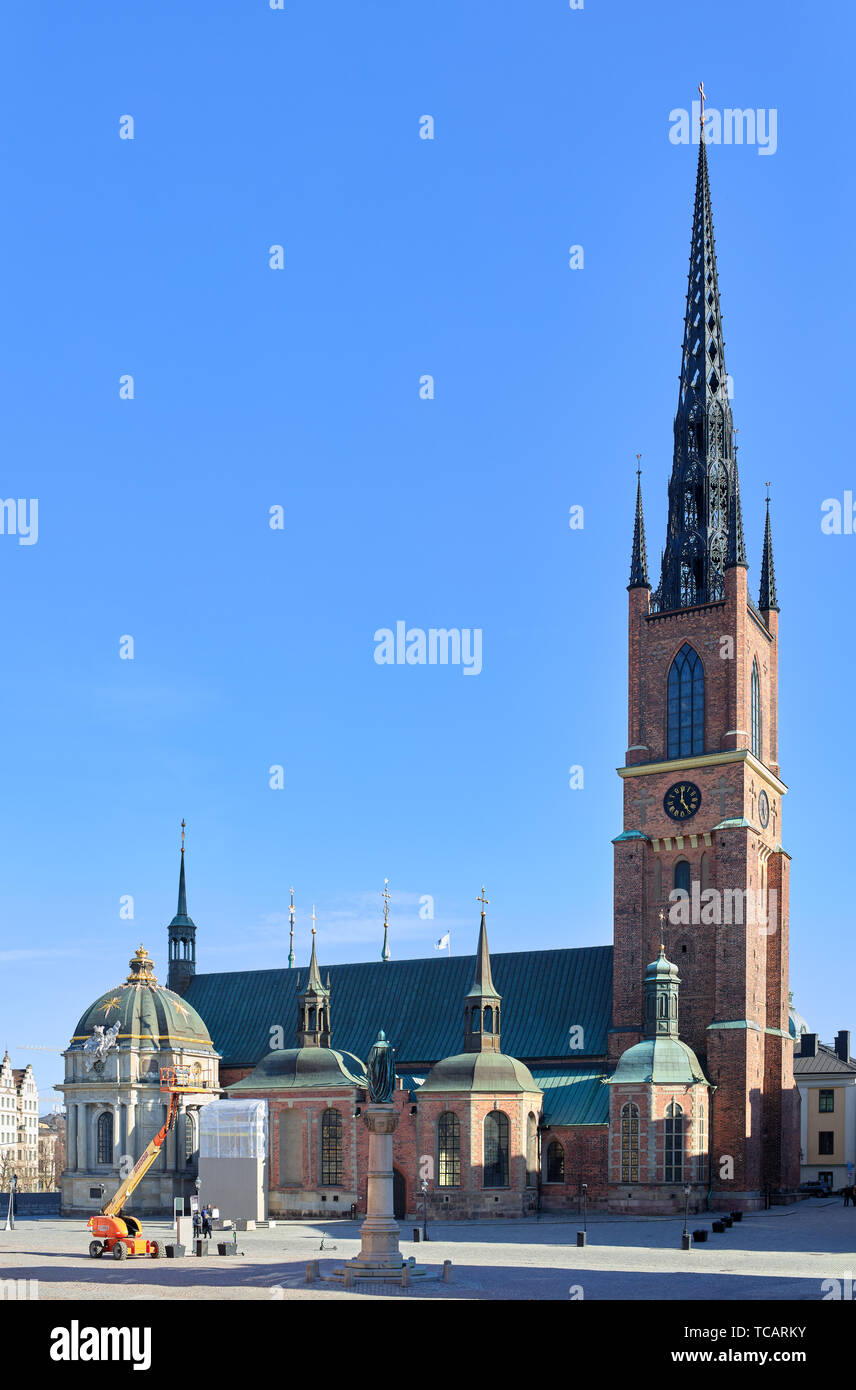 Riddarholmskyrkan (riddarholmen Kirche) in Stockholm, Schweden Stockfoto