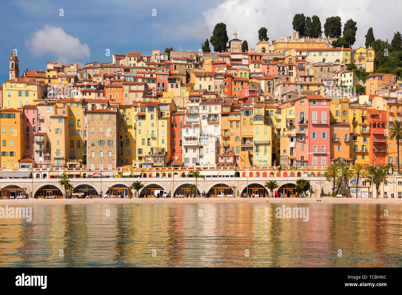 Menton, Côte d ' Azur, Frankreich Stockfoto