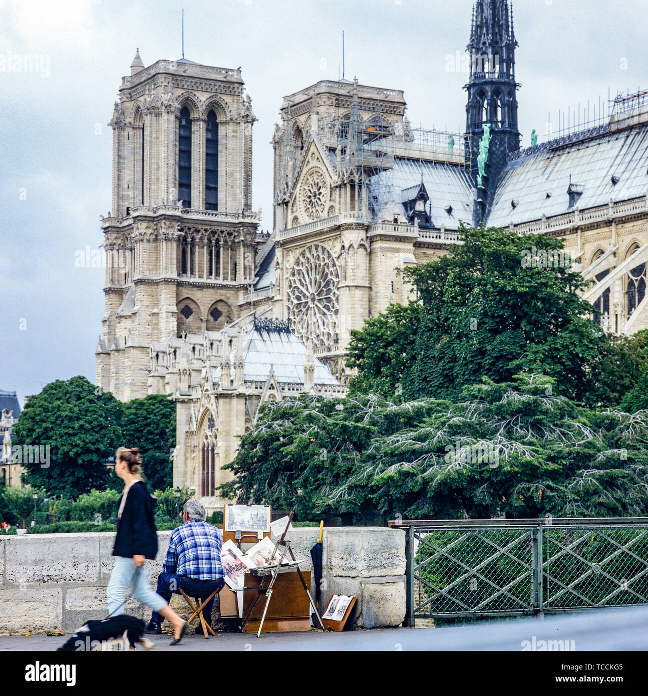 Frankreich NIY-Pano Bild Bilder auf Leinwand Notre Dame Paris