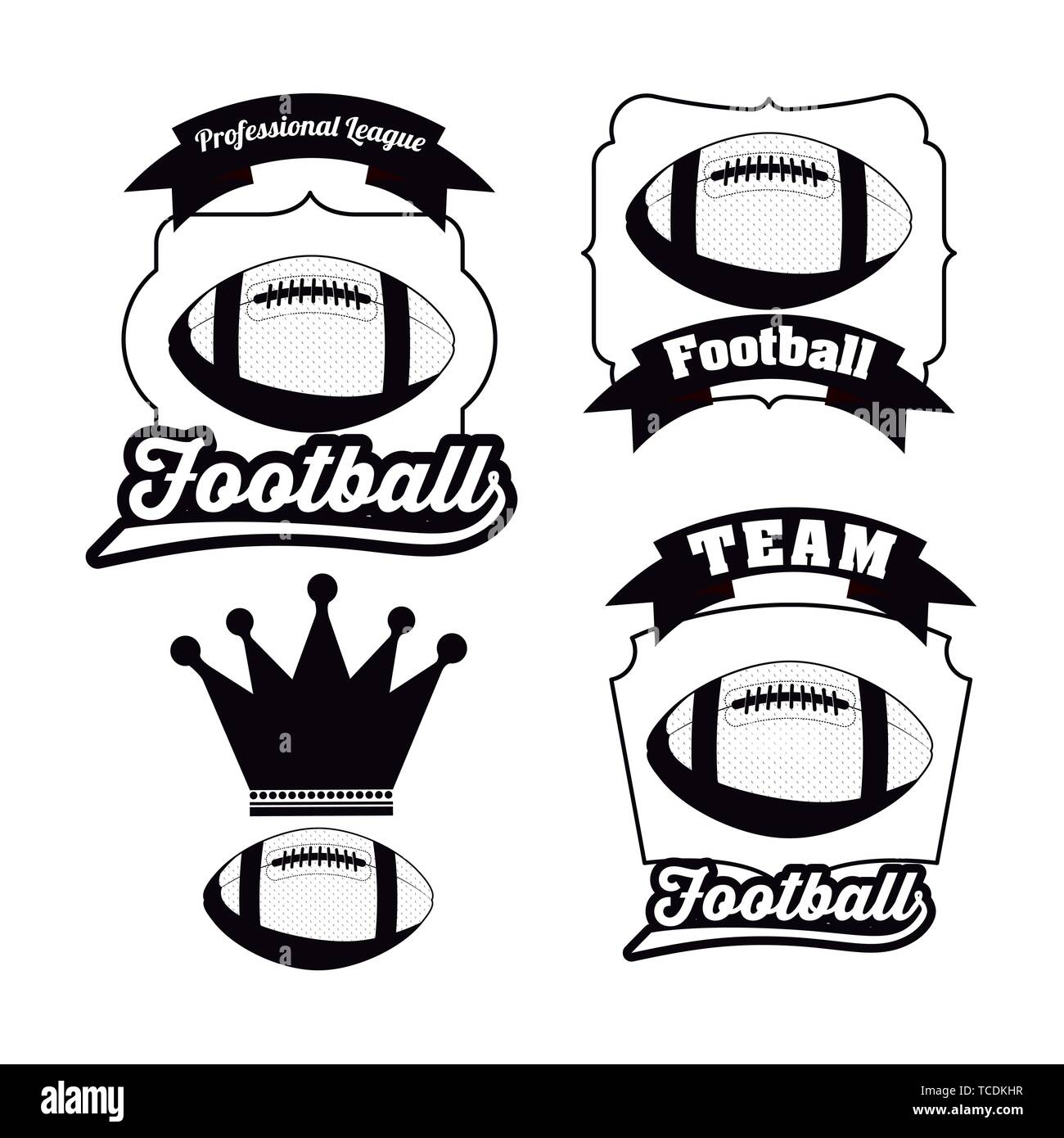 American Football design Vector Illustration Stock Vektor