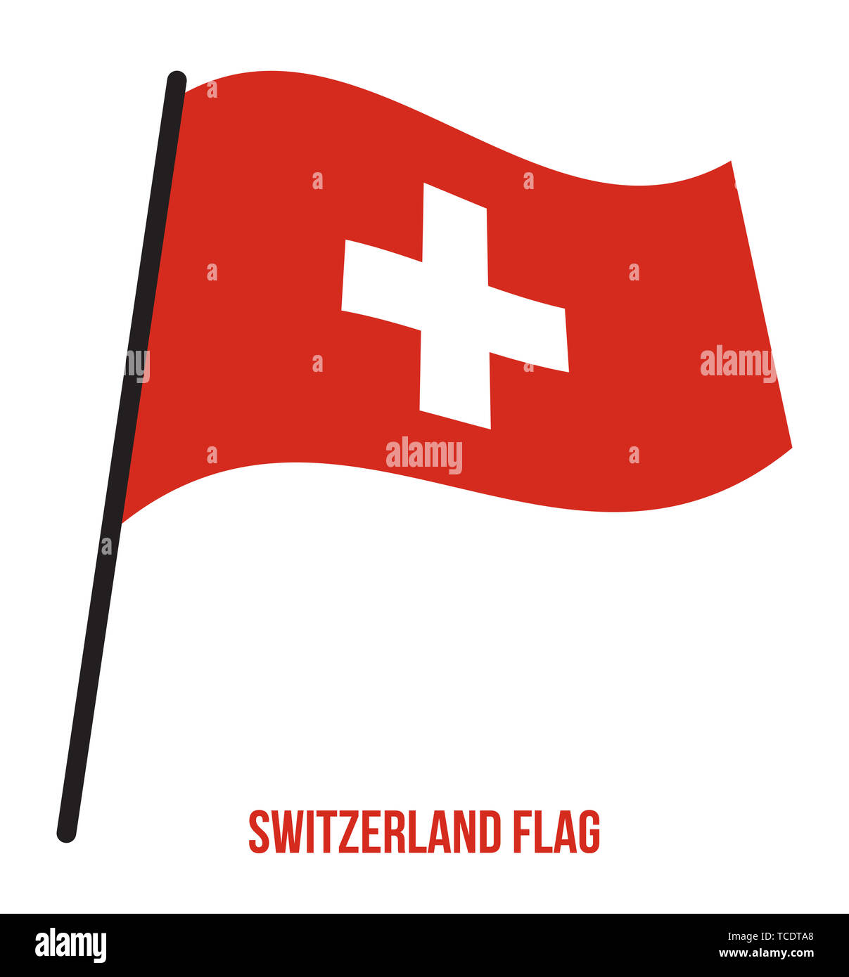 Switzerland Flag Vector Stockfotos und -bilder Kaufen - Alamy