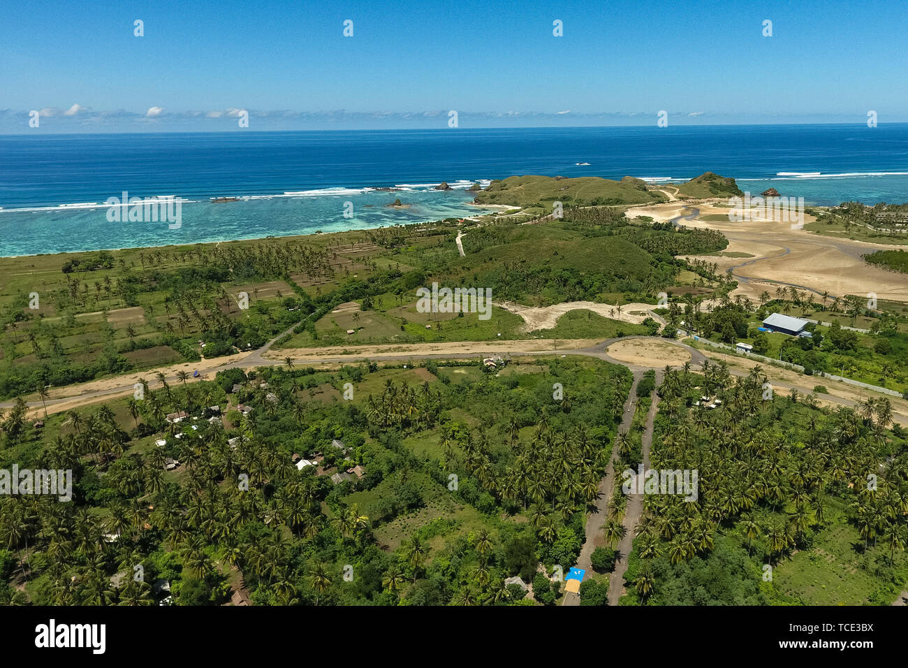 Mandalika Strand, Kuta, Lombok, West Nusa Tenggara, Indonesien Stockfoto
