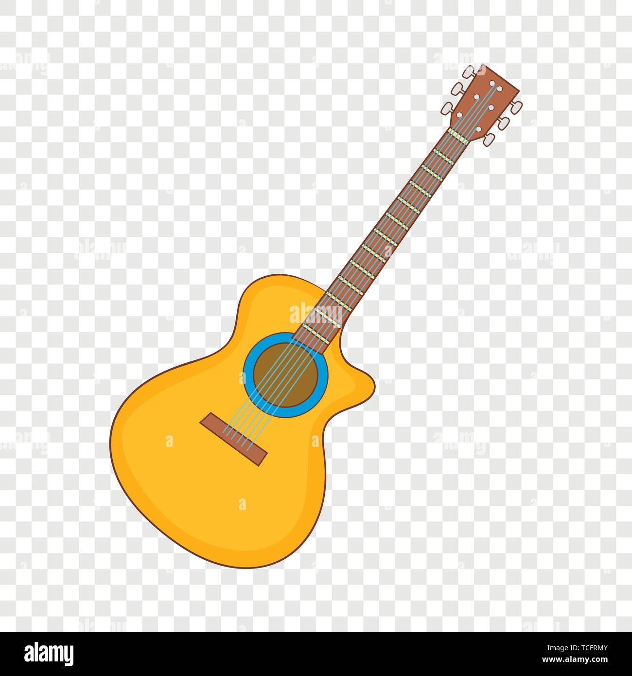 Charango Symbol, Cartoon-Stil Stock Vektor