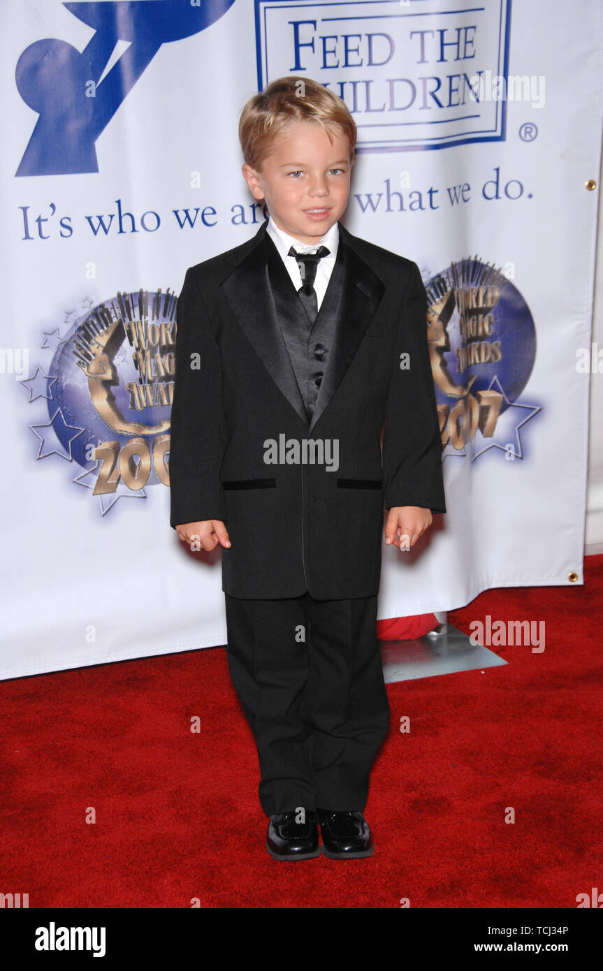 LOS ANGELES, Ca. Oktober 13, 2007: Maxwell Baumwolle im World Magic Awards 2007 bei Barker Hangar, Santa Monica Airport. © 2007 Paul Smith/Featureflash Stockfoto