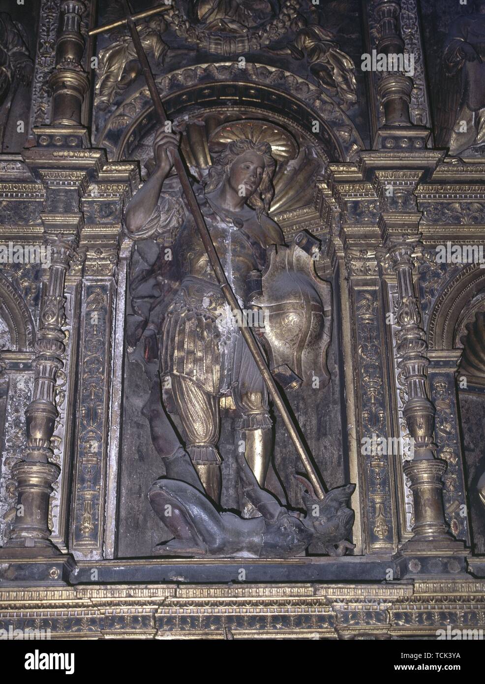 SAN MIGUEL ARCANGEL EN EL RETABLO DE LA CAPILLA DE SAN MIGUEL 1523