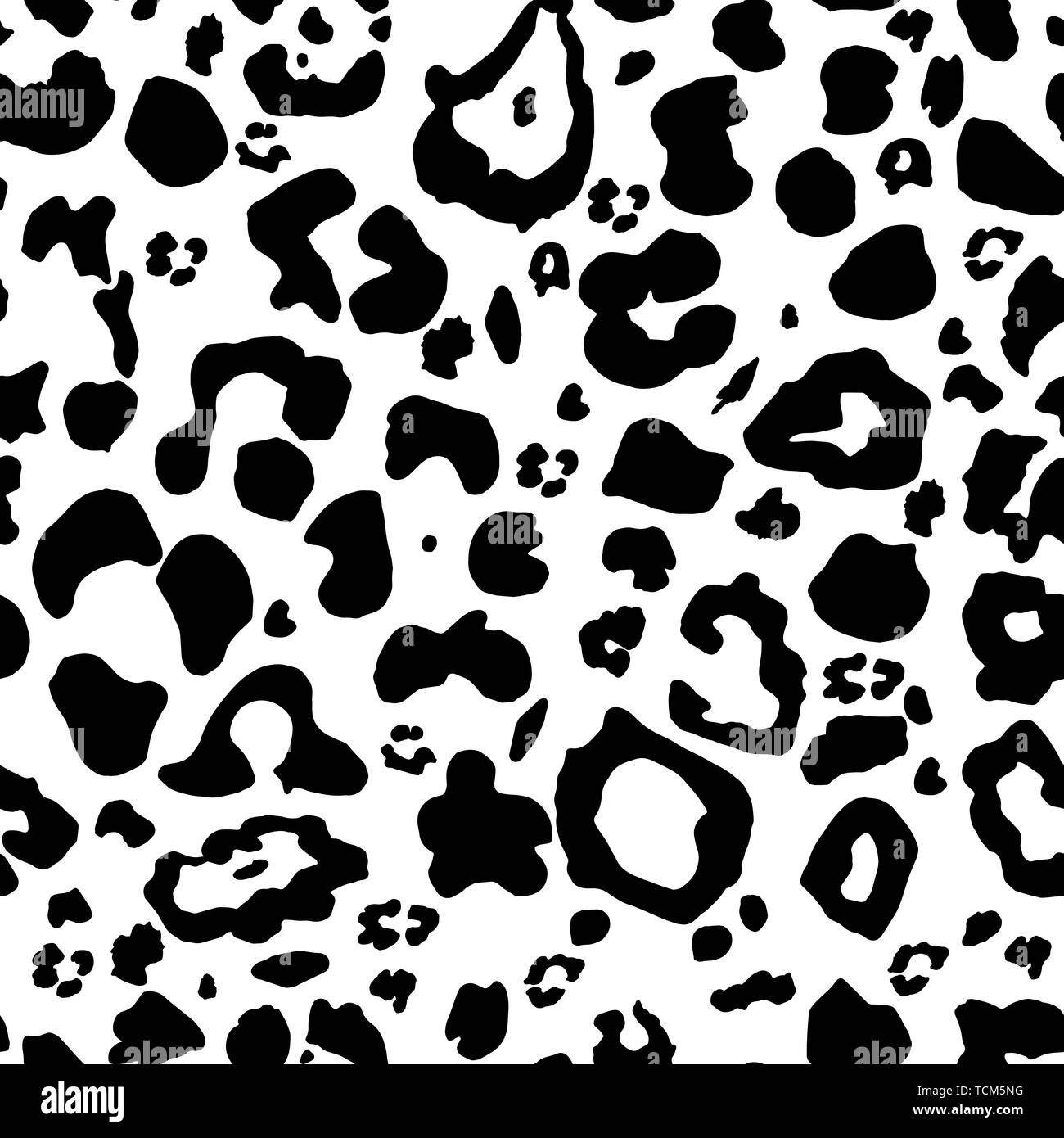 Nahtlose Muster mit Tierdruck leopard. Modische stilvolle Muster mit einem Schmuck von einem Geparden, ein Panther. Wild Hintergrund für Textilien, Pack Stock Vektor