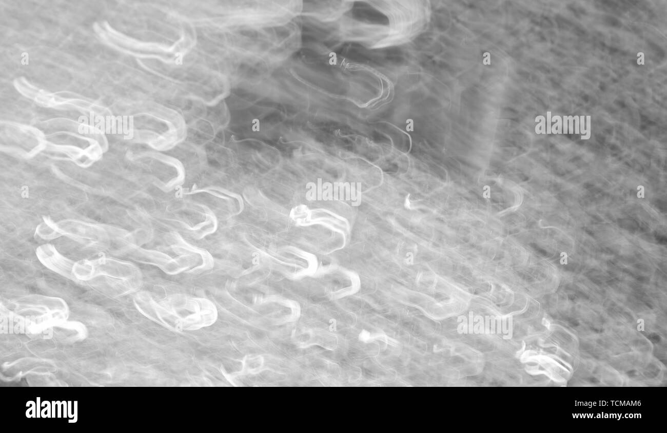 Schwarze und weiße Blur Bild Hintergrund; aus der Pfanne Kamera erstellt Stockfoto