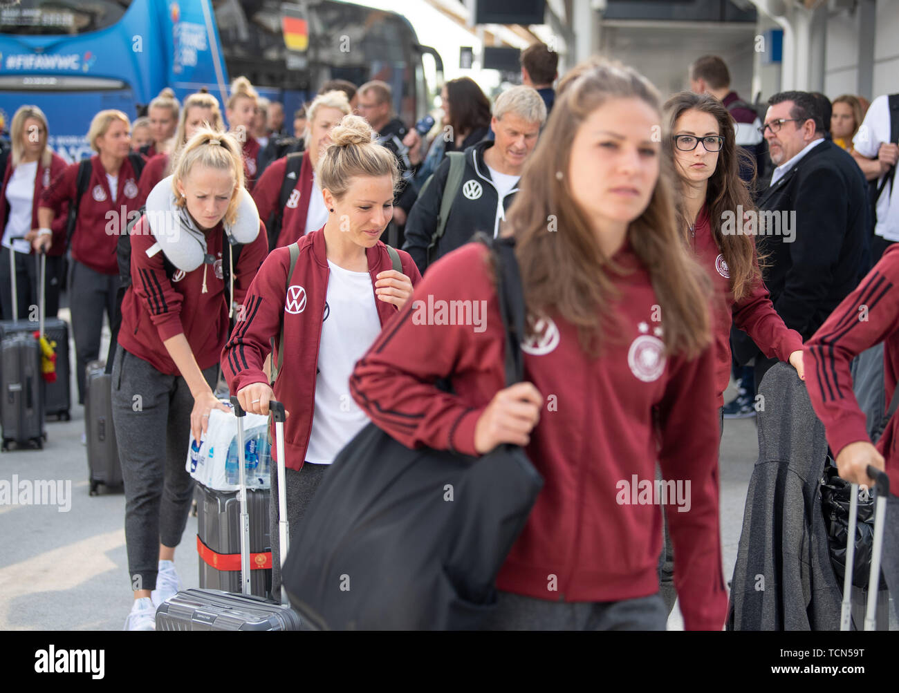 Rennes Frankreich 9 Juni 2019 Deutschland Die Spieler Der
