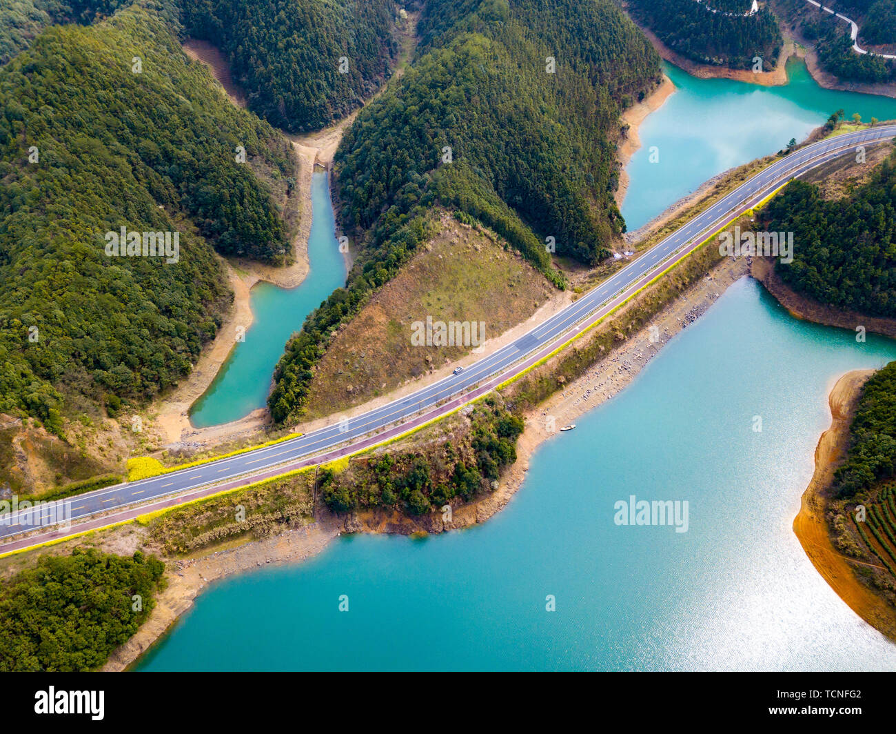 Chun Yang Linie der Qiandao Lake, Hangzhou Stockfoto
