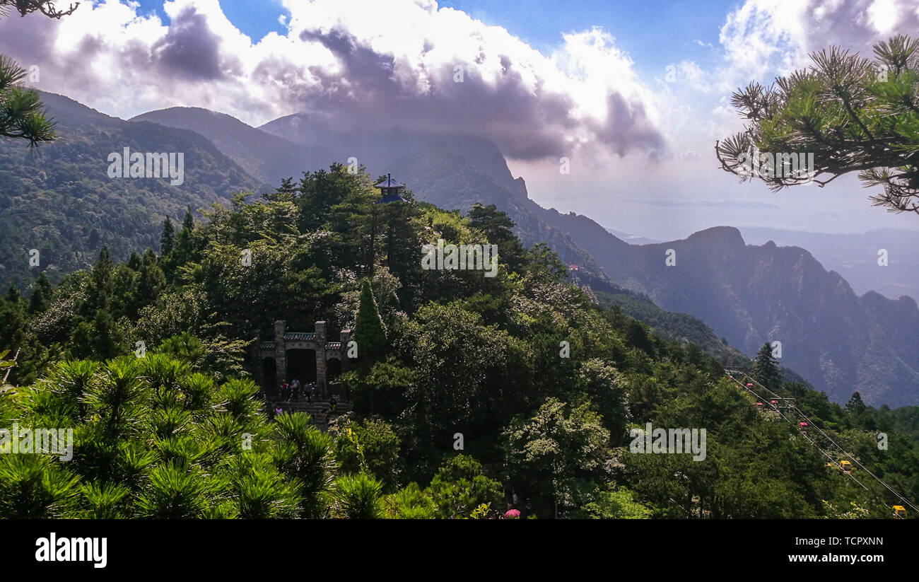 Die Landschaft der Lushan, Provinz Jiangxi Stockfoto