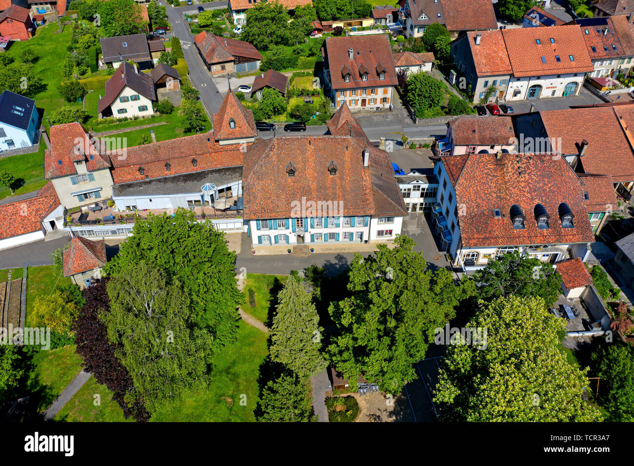 Schloss Goumoens-la-Ville, Goumoens, Waadt, Schweiz Stockfoto