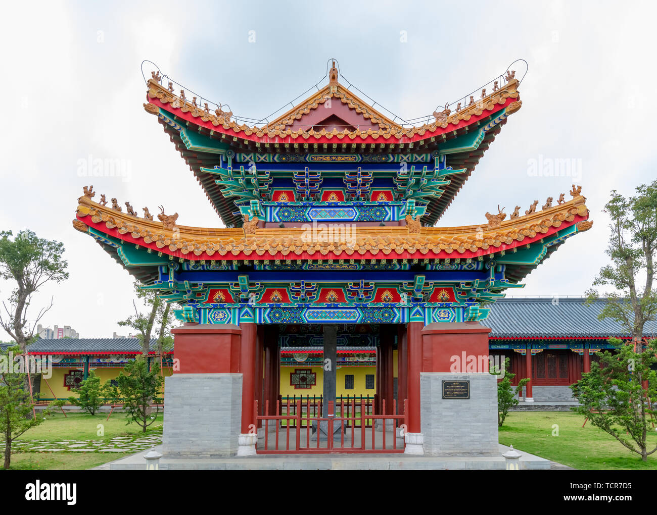 Pavillon in Konfuzius kulturelle Stadt, suixi County, Provinz Guangdong Stockfoto