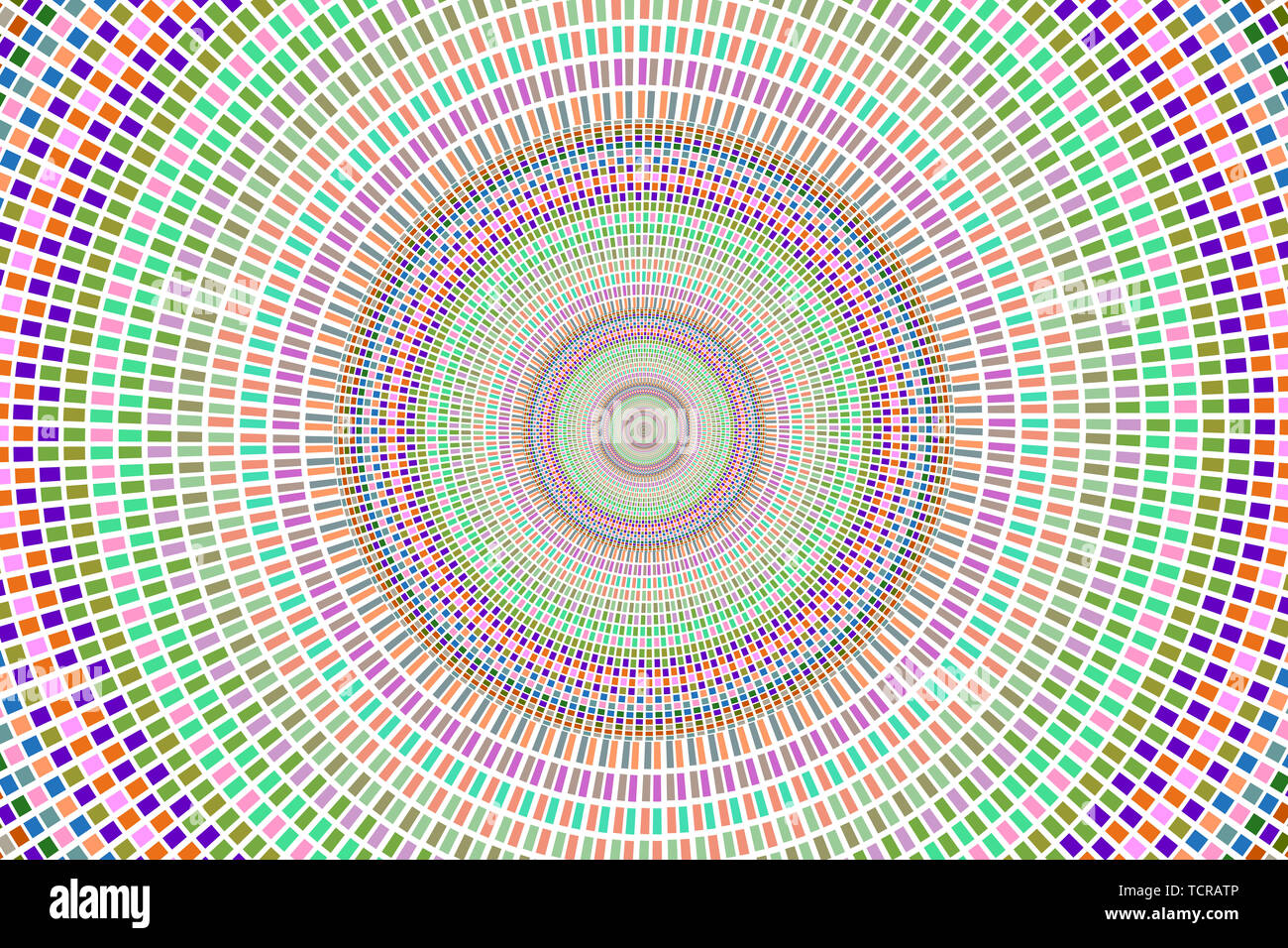 Bunte Farbe Bausteine bilden rotierende Abstrakt Hintergrund Stockfoto