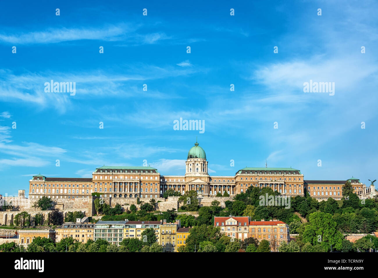 Blick auf die Ungarische Nationalgalerie in Budapest, Ungarn Stockfoto