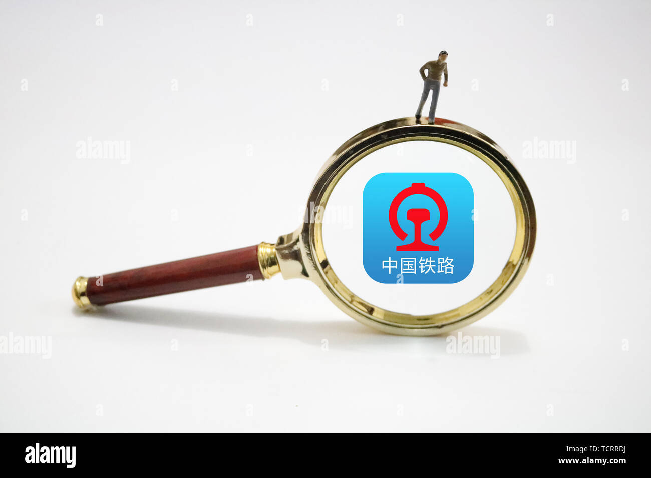 Online Ticket kaufen Stockfoto