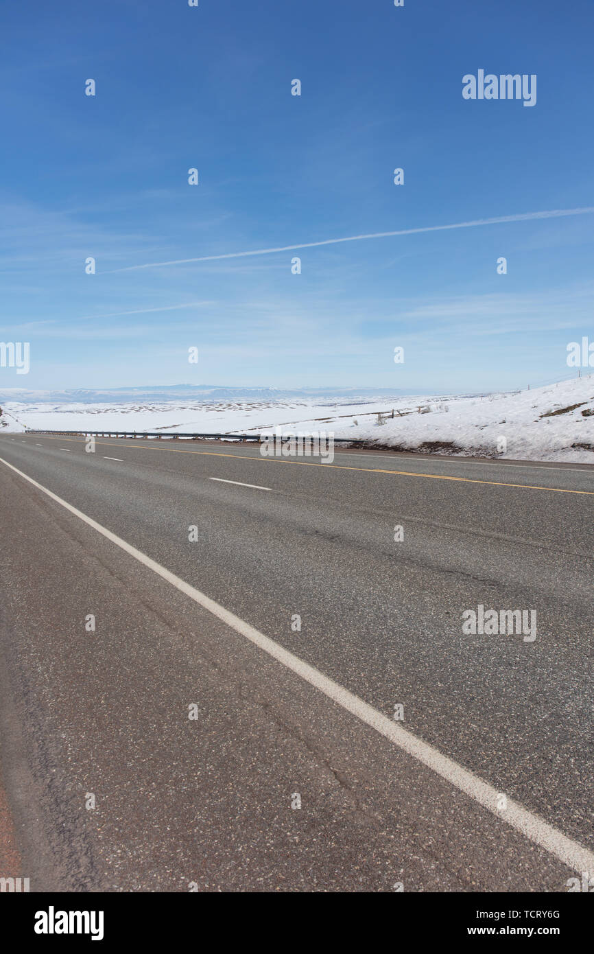 American Highway Material Stockfoto