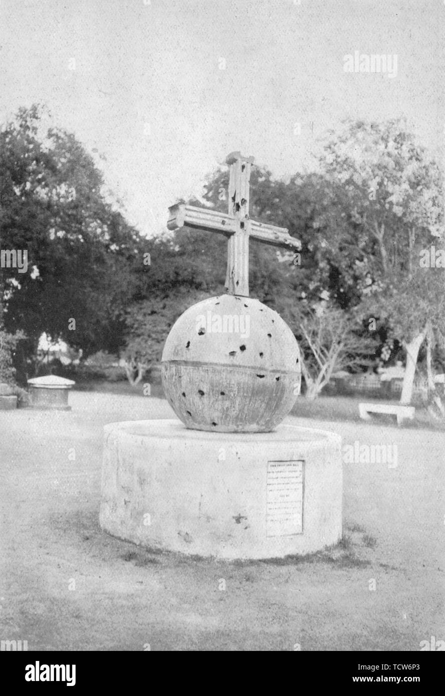 "Eine Meuterei Reliquie - das Kreuz aus Delhi Kirche', c 1910. Schöpfer: Unbekannt. Stockfoto
