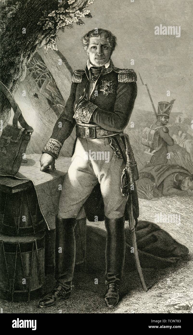 Laurent Gouvion Saint-Cyr, 1804, (1839). Schöpfer: Julien Leopold Boilly. Stockfoto
