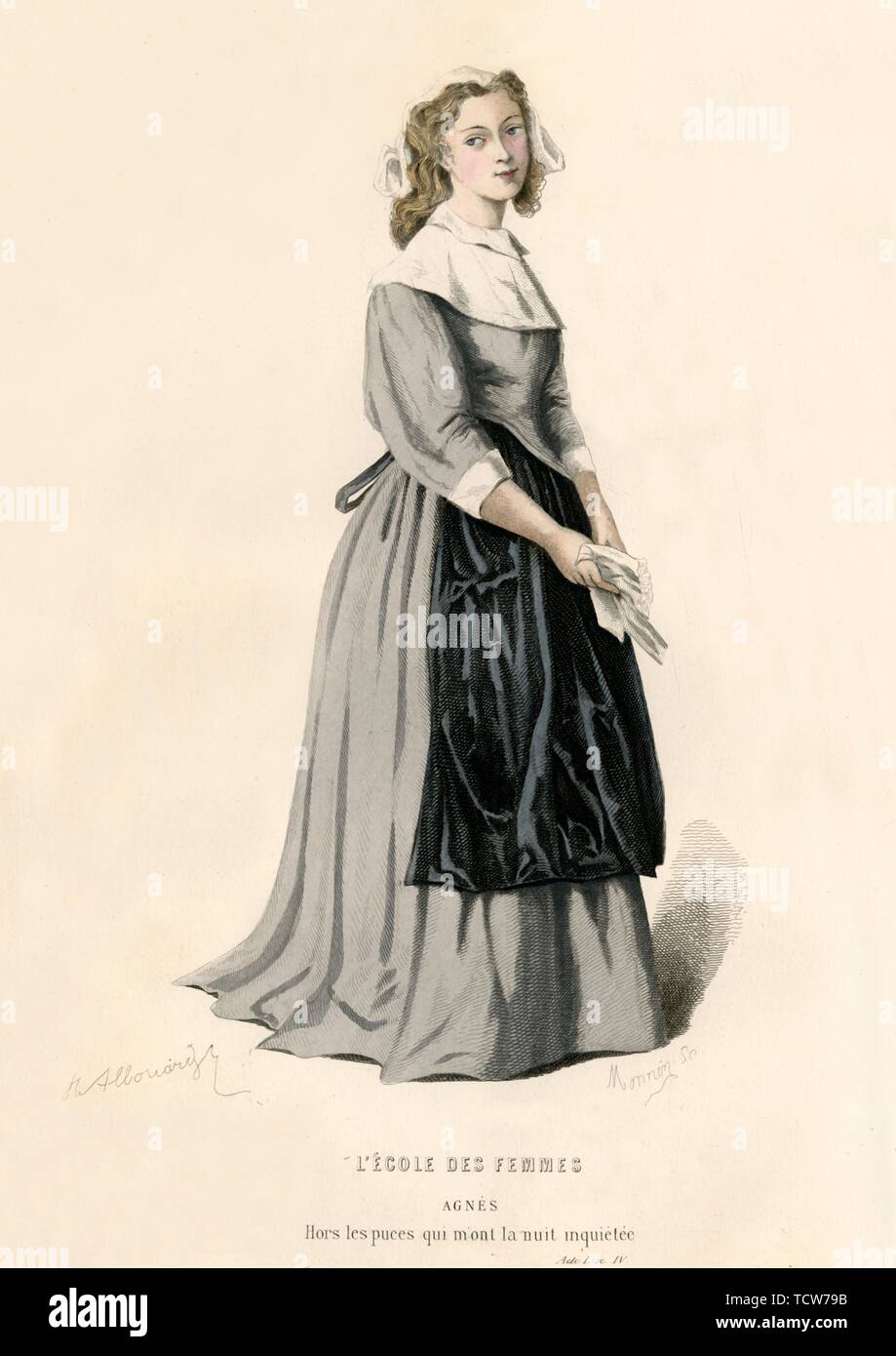 1800, 1868. Schöpfer: Monnin. Stockfoto
