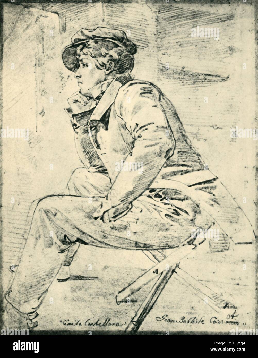 Camille Corot, 1826, (1943). Schöpfer: Ernst Fries. Stockfoto