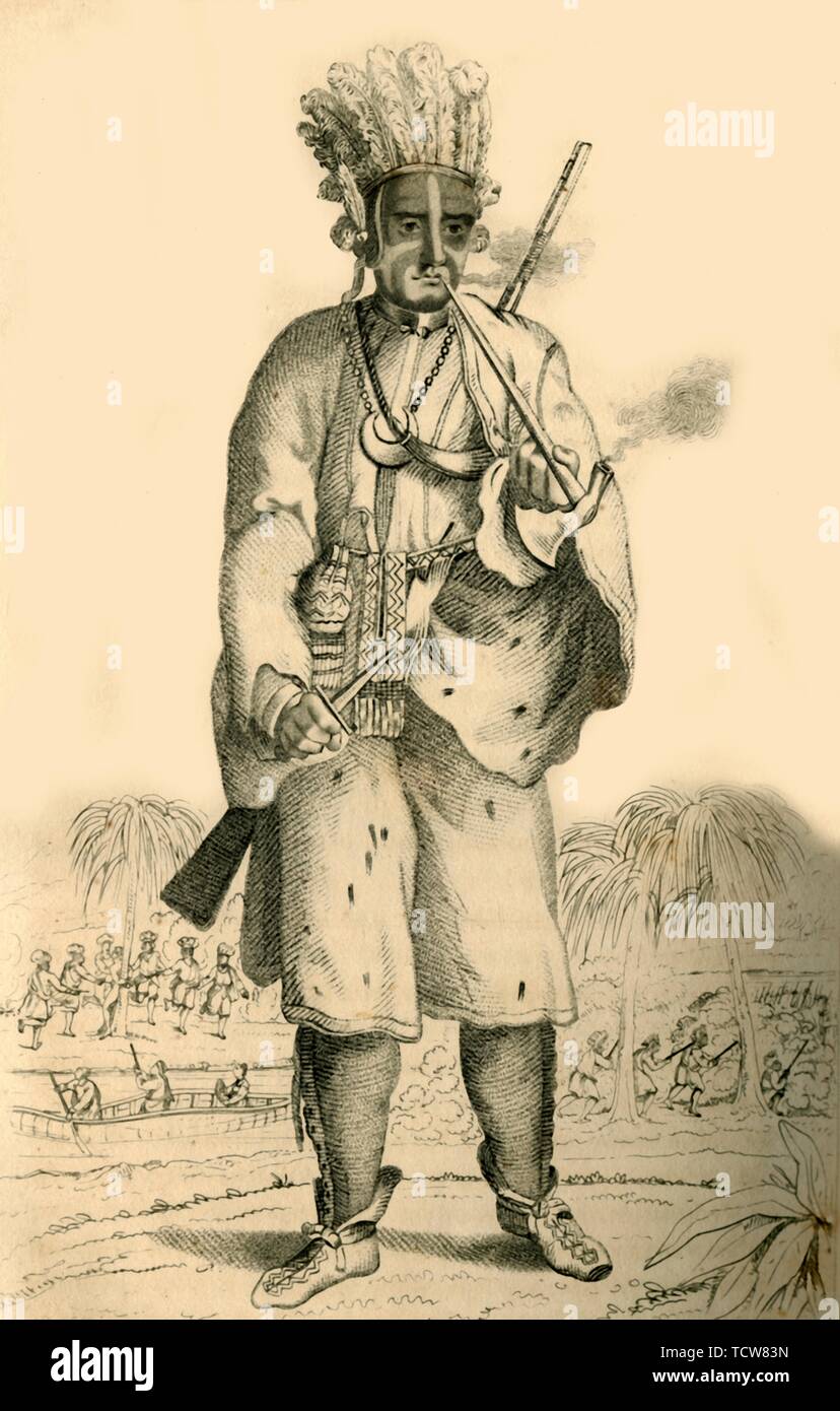 "Peter Williamson, bemerkenswert für seine Gefangenschaft & Leiden', 1821. Schöpfer: Robert Cooper. Stockfoto