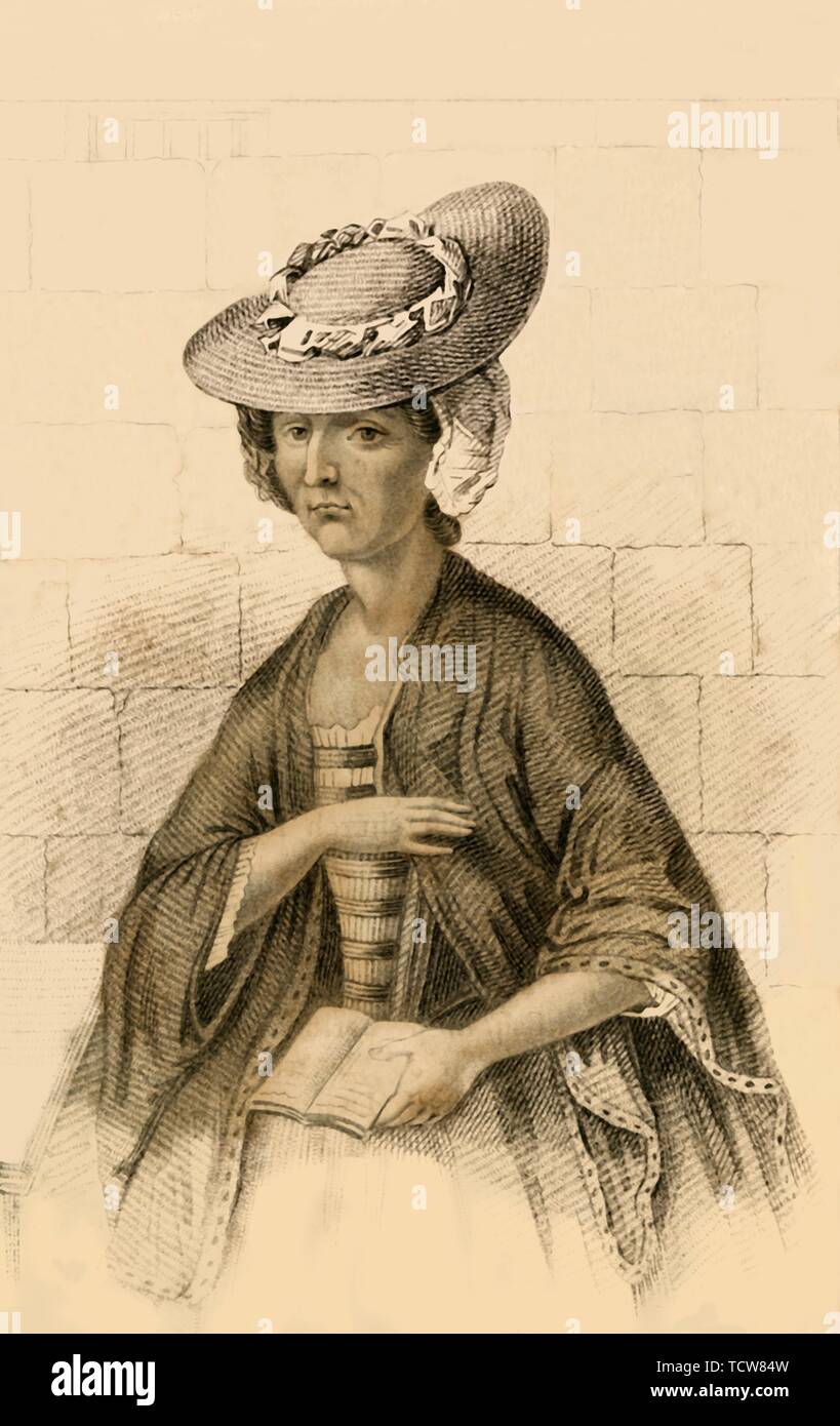'Elizabeth Brownrigg, ausgeführt für Grausamkeit und Mord", 1822. Schöpfer: Robert Cooper. Stockfoto