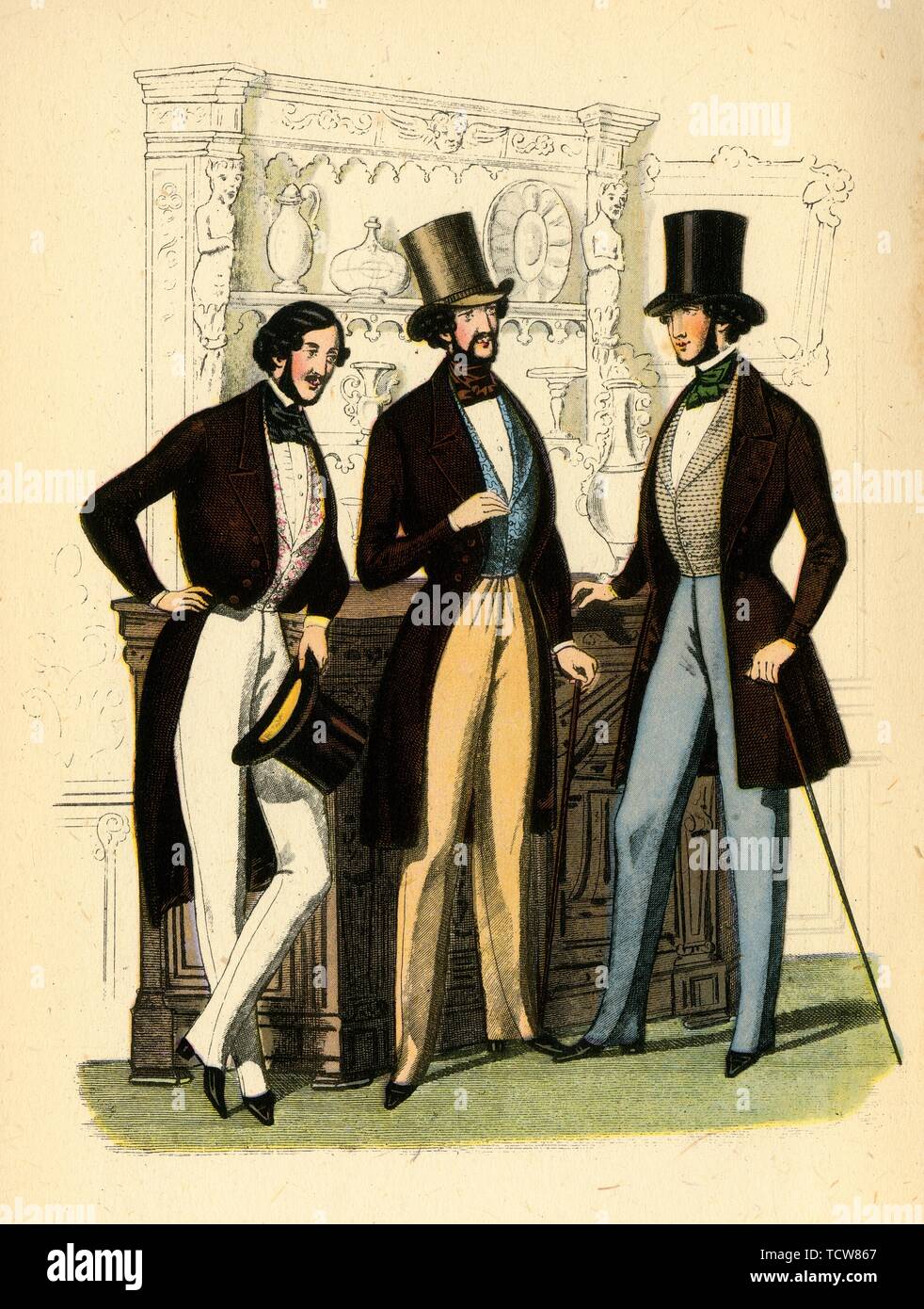 'Petit Courrier des Dames, 1840", 1943. Schöpfer: Unbekannt. Stockfoto