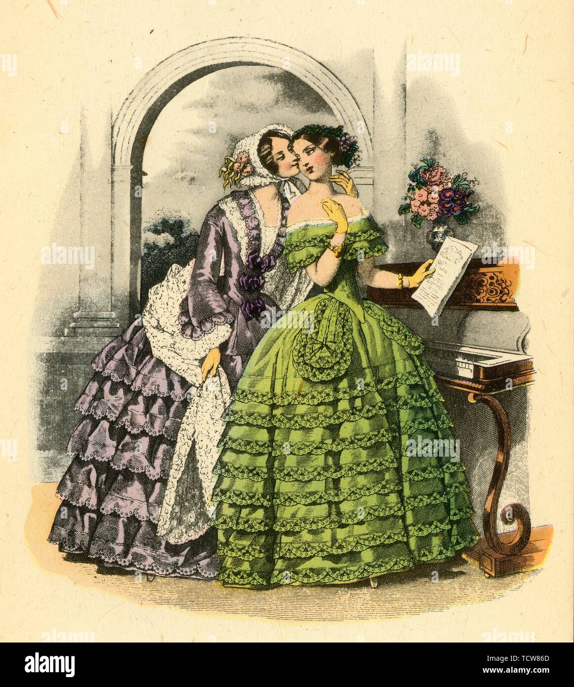 'Petit Courrier des Dames, 1850", 1943. Schöpfer: Unbekannt. Stockfoto