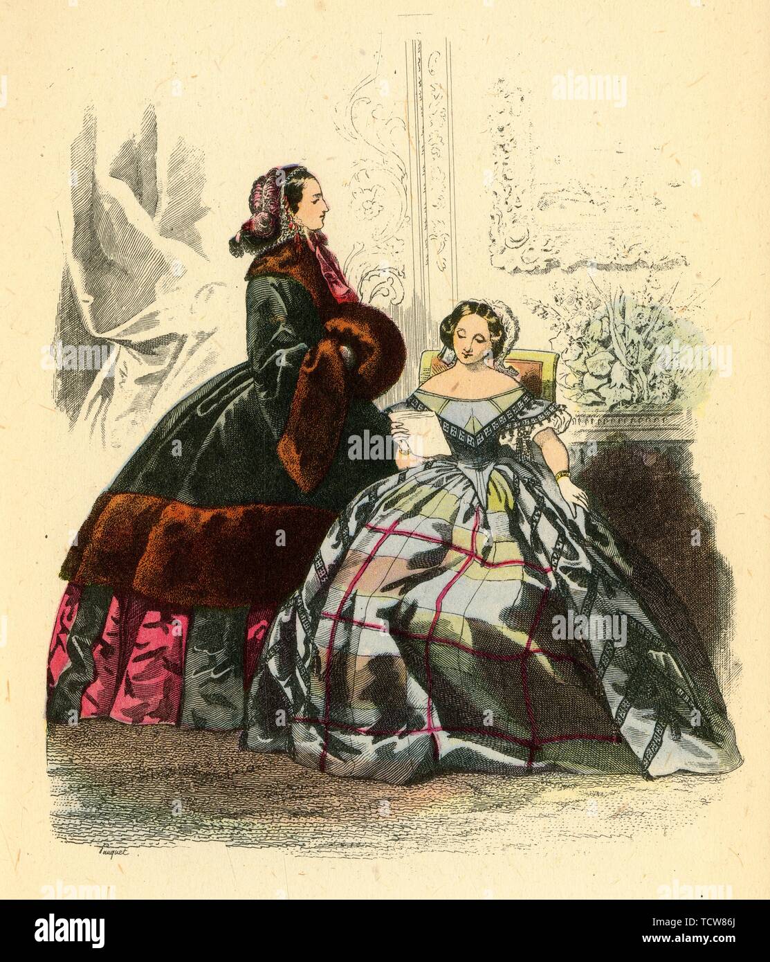 'Petit Courrier des Dames, 1857", 1943. Schöpfer: Unbekannt. Stockfoto