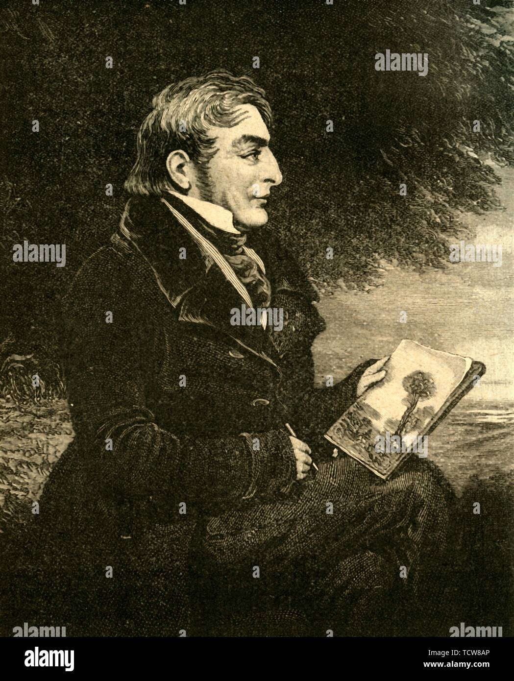Joseph Mallord William Turner, englischer Maler, c 1840 (c 1890). Schöpfer: Unbekannt. Stockfoto