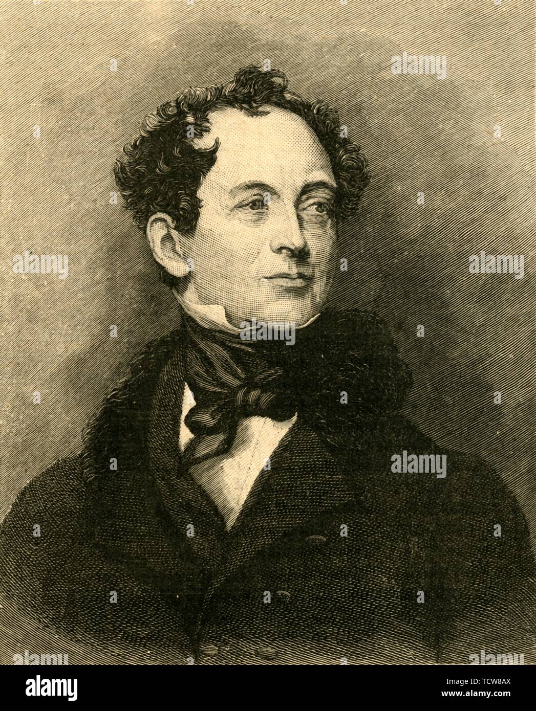 Thomas Moore, irischer Dichter und biograph von Lord Byron, c 1829 (c 1890). Schöpfer: Unbekannt. Stockfoto