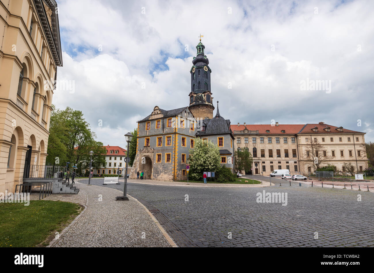 WEIMAR, Deutschland - ca. April 2019: Bastille von Weimar in Thüringen, Deutschland Stockfoto