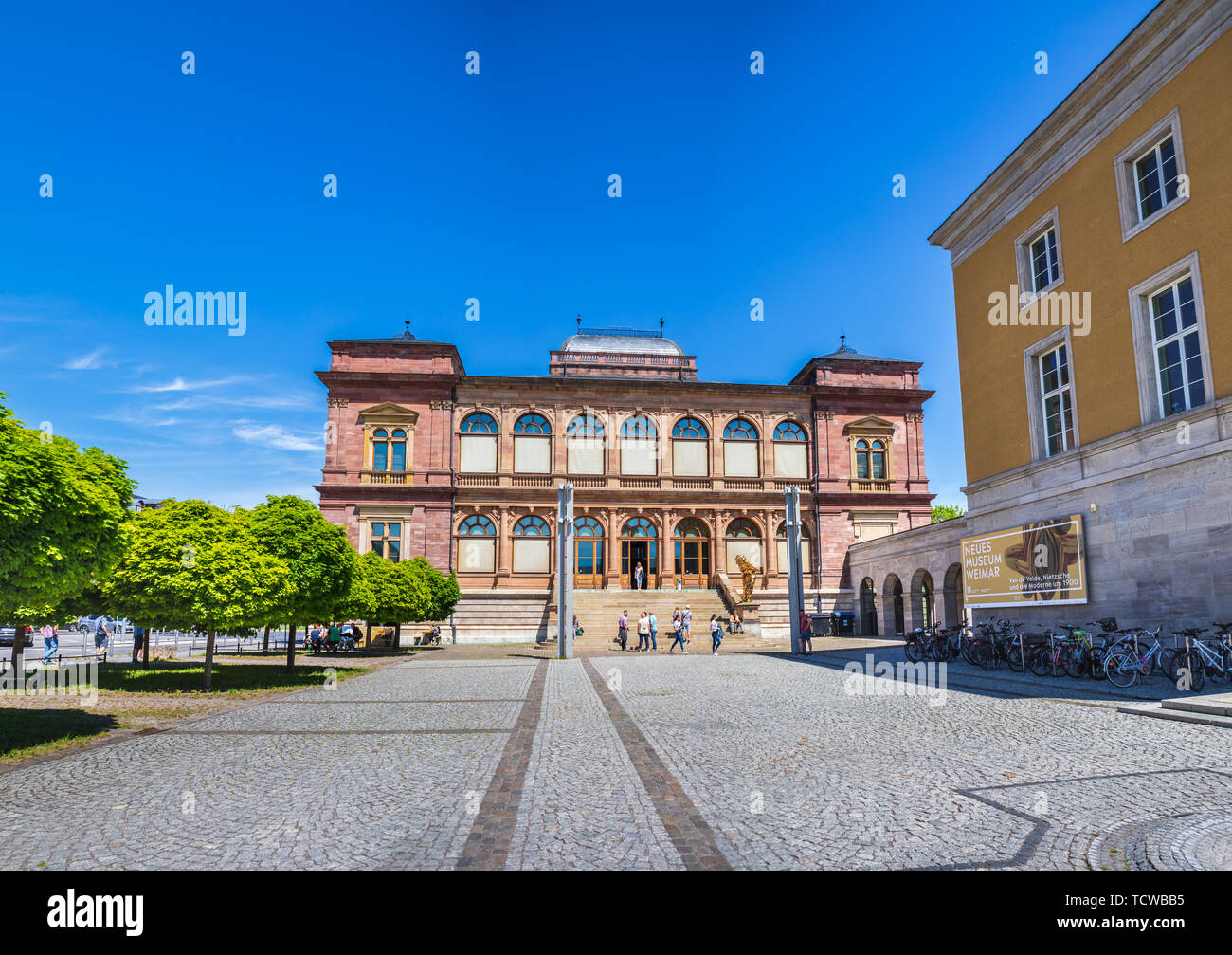 WEIMAR, Deutschland - ca. Juli 2019: Neues Museum Weimar in Thüringen, Deutschland Stockfoto