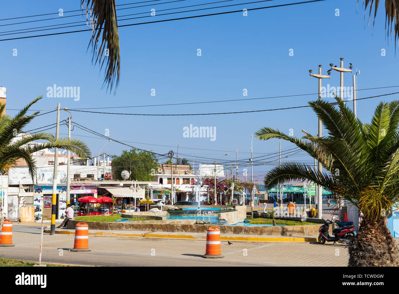 Das Stadtzentrum von Arequipa, Peru, Südamerika, Stockfoto