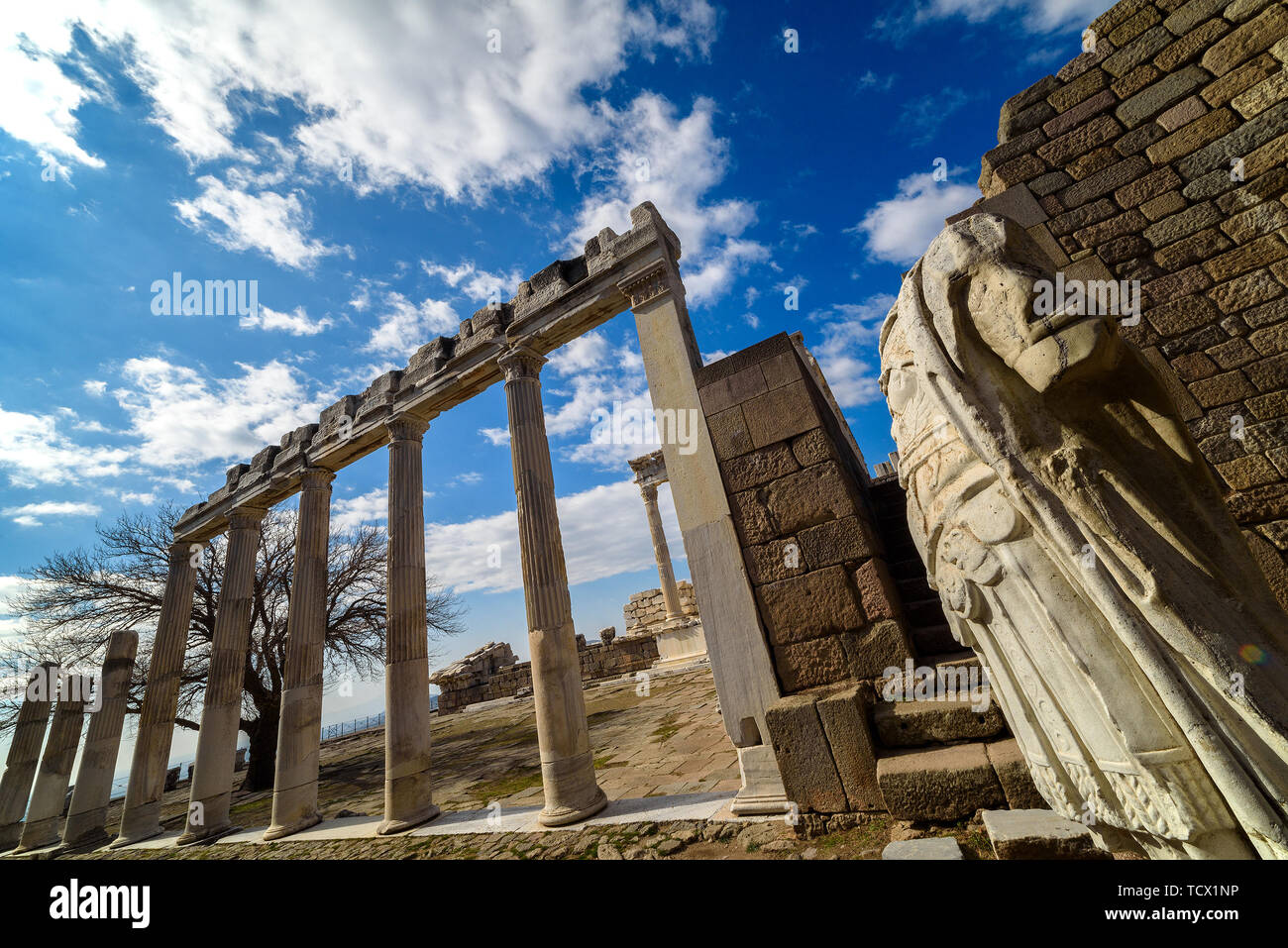 Ruinen von Benghameng Türkei Stockfoto