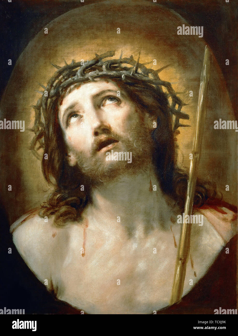 Ecce Homo, C. 1635. Schöpfer: Reni, Guido (1575-1642). Stockfoto