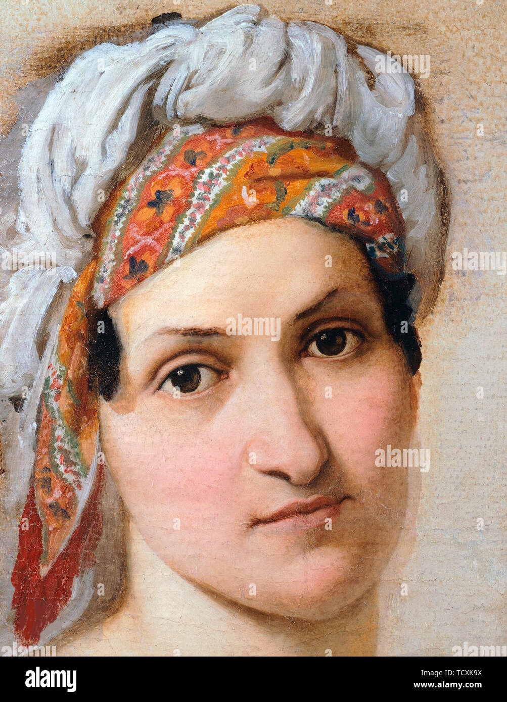 Ritratto della moglie Vincenza Scaccia, 1816. Schöpfer: hayez Francesco (1791-1882). Stockfoto