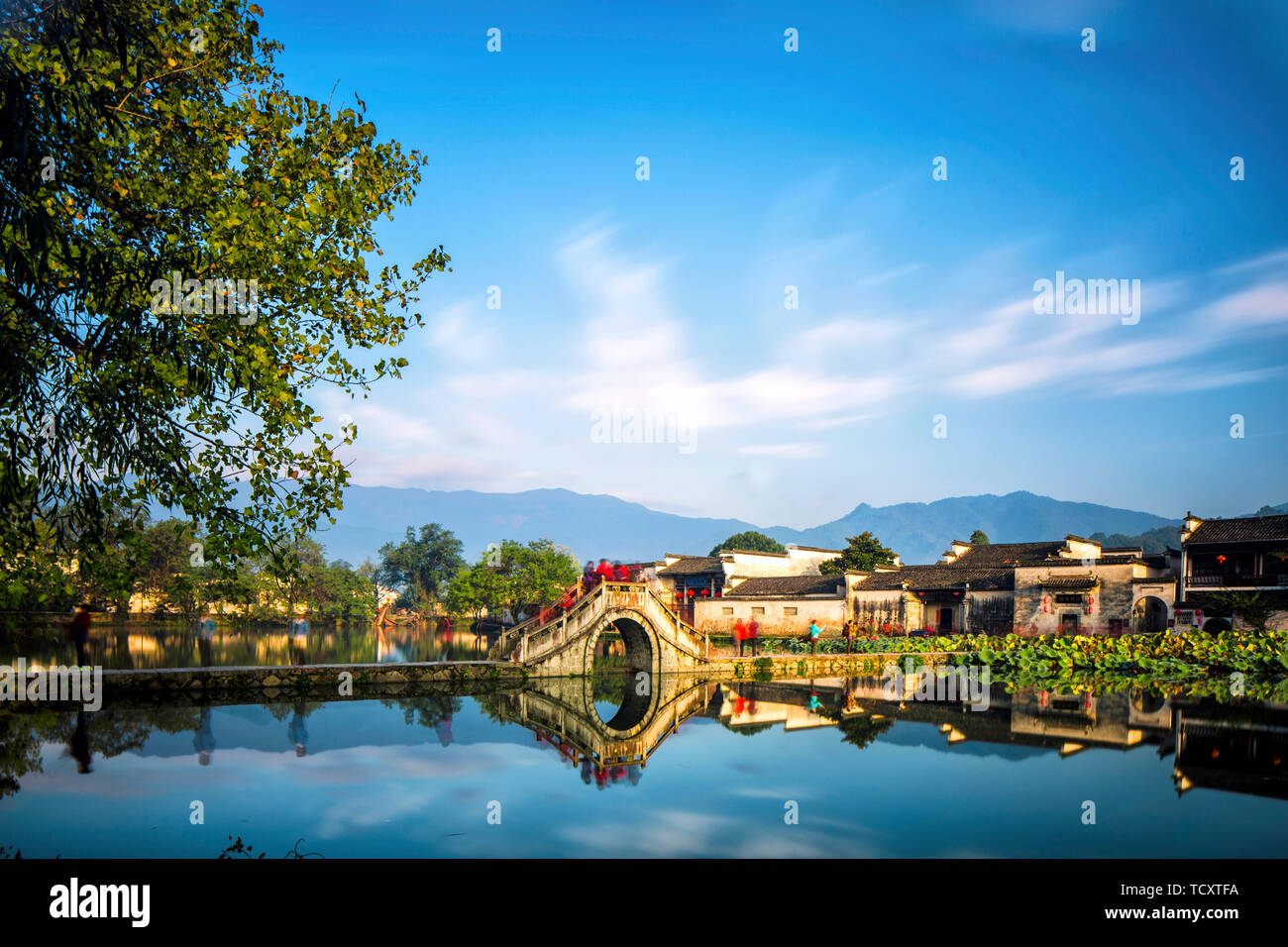 Hongcun Scenic Area, Huan County in der Provinz Anhui Stockfoto
