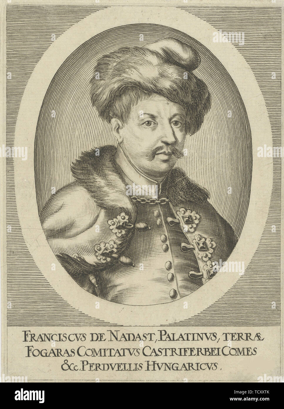 Graf Ferenc Nádasdy (1625-1671), 1677. Schöpfer: Anonym. Stockfoto