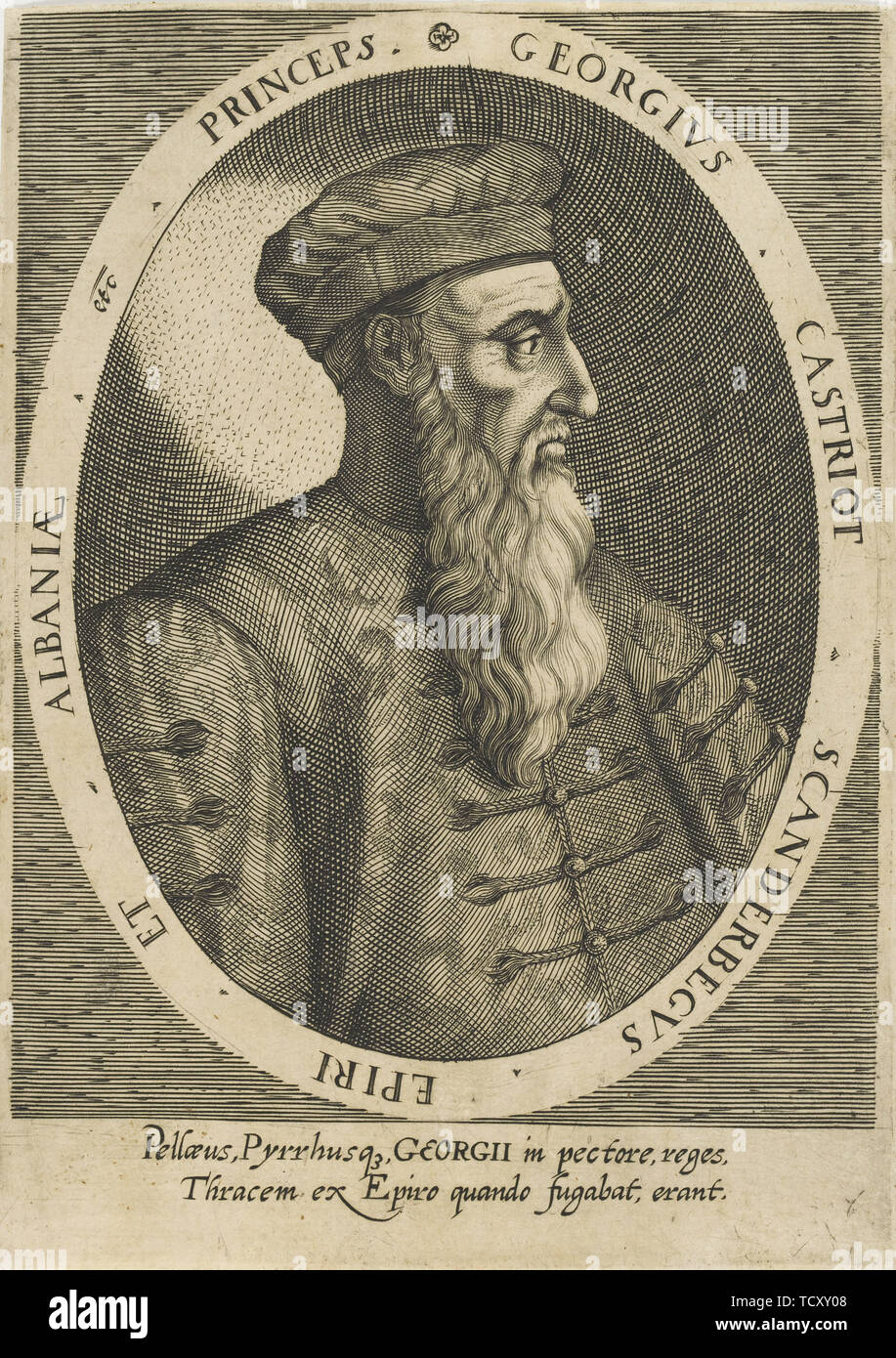 George Castriot (1405-1468), als Skanderbeg, C. 1620. Schöpfer: Anonym. Stockfoto