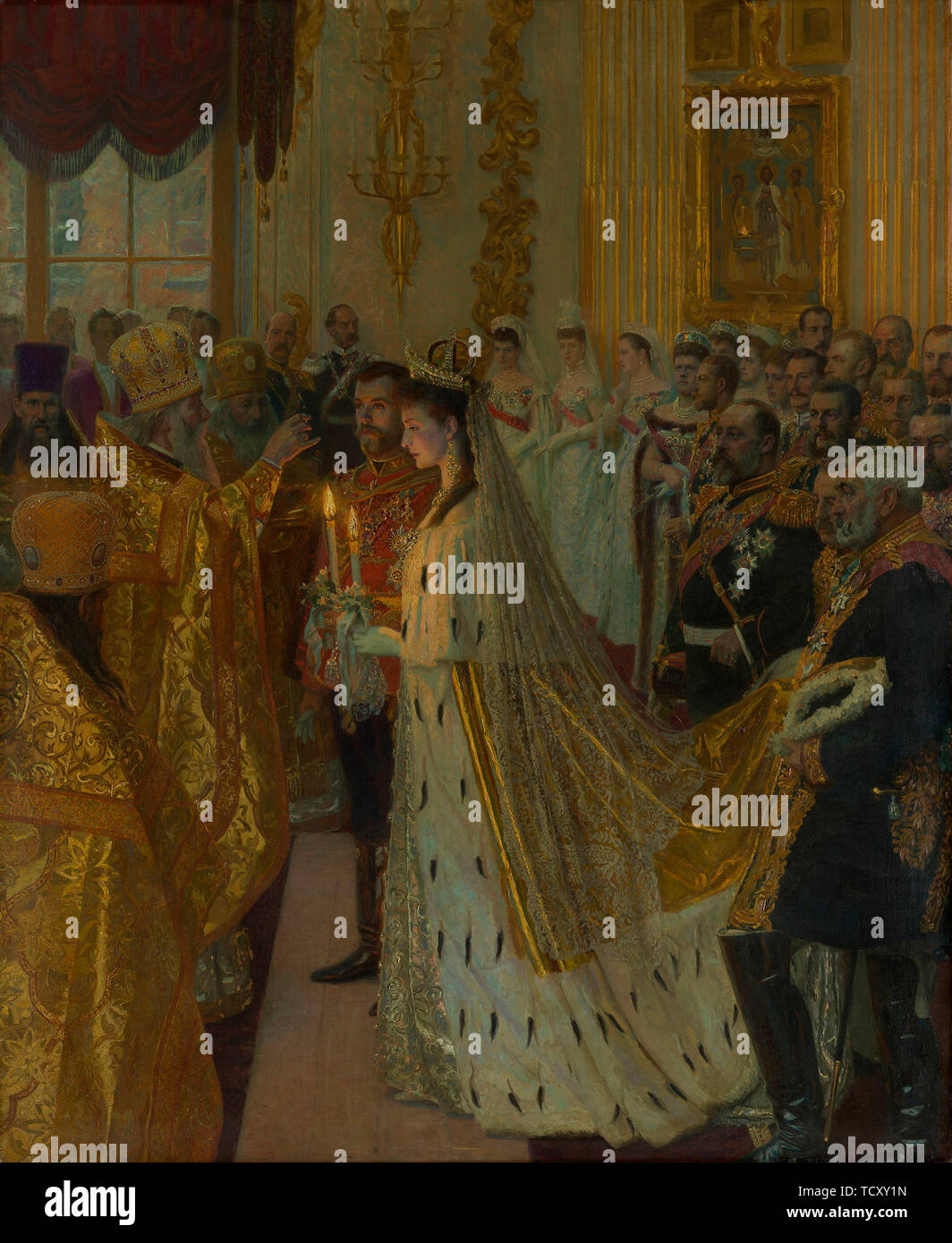 Die Hochzeit von Zar Nikolaus II. und die Prinzessin Alix von Hessen