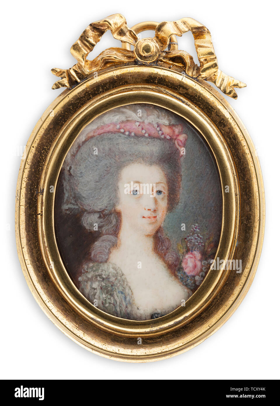 Portrait von Sophia Magdalena Dänemarks (1746-1813), Königin von Schweden. Schöpfer: Høyer, Cornelius (1741-1804). Stockfoto