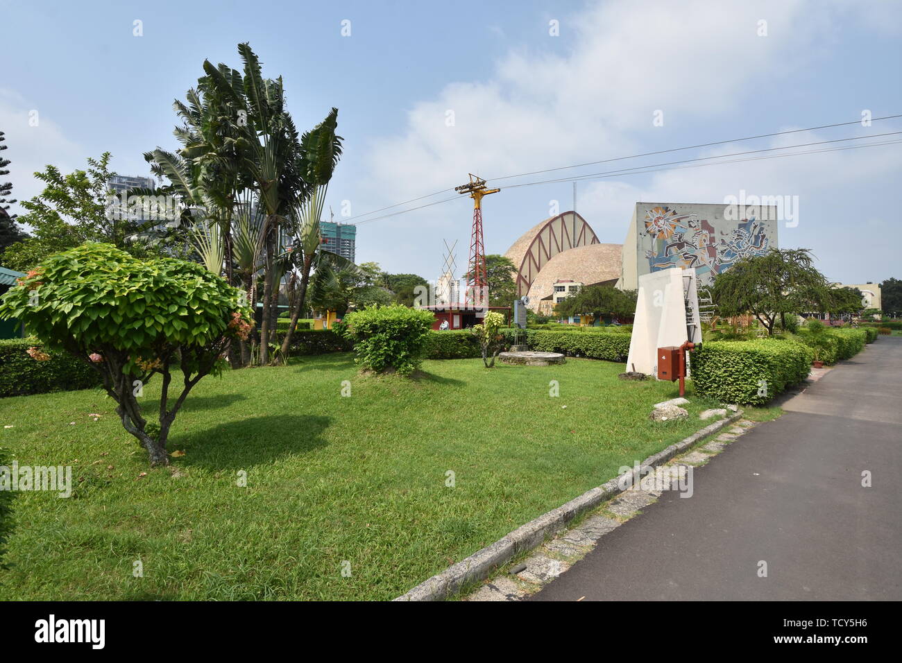 Garten der Science City, Kolkata, Indien. Stockfoto