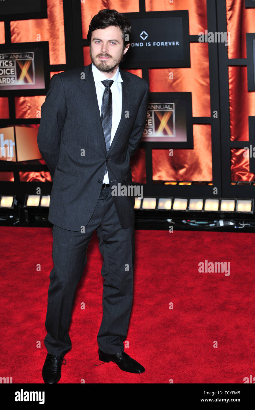 LOS ANGELES, Ca. Januar 07, 2008: Casey Affleck am 13. jährlichen Critics' Choice Awards im Santa Monica Civic Auditorium. © 2008 Paul Smith/Featureflash Stockfoto