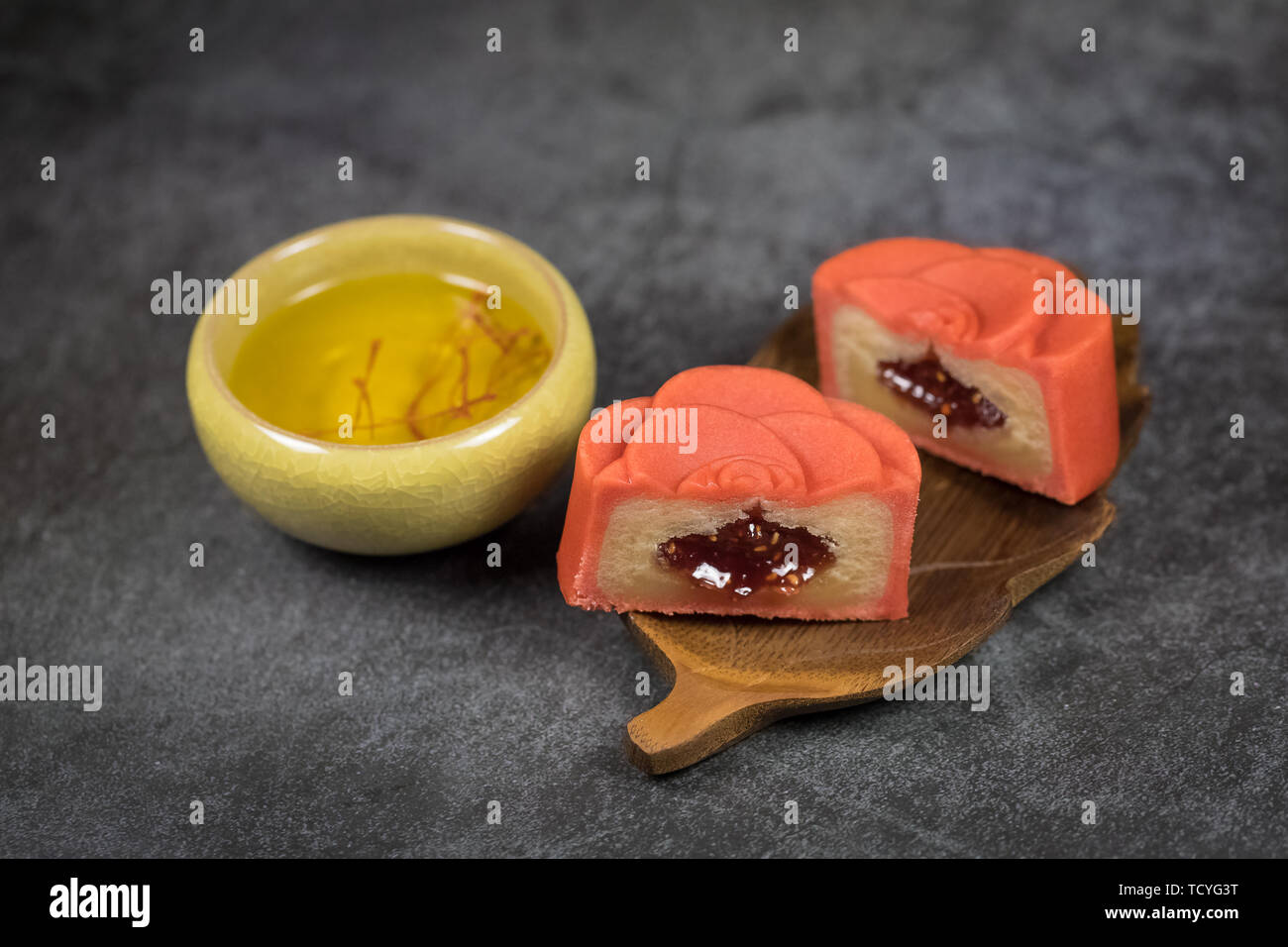Chinesischen Mondkuchen Stockfoto