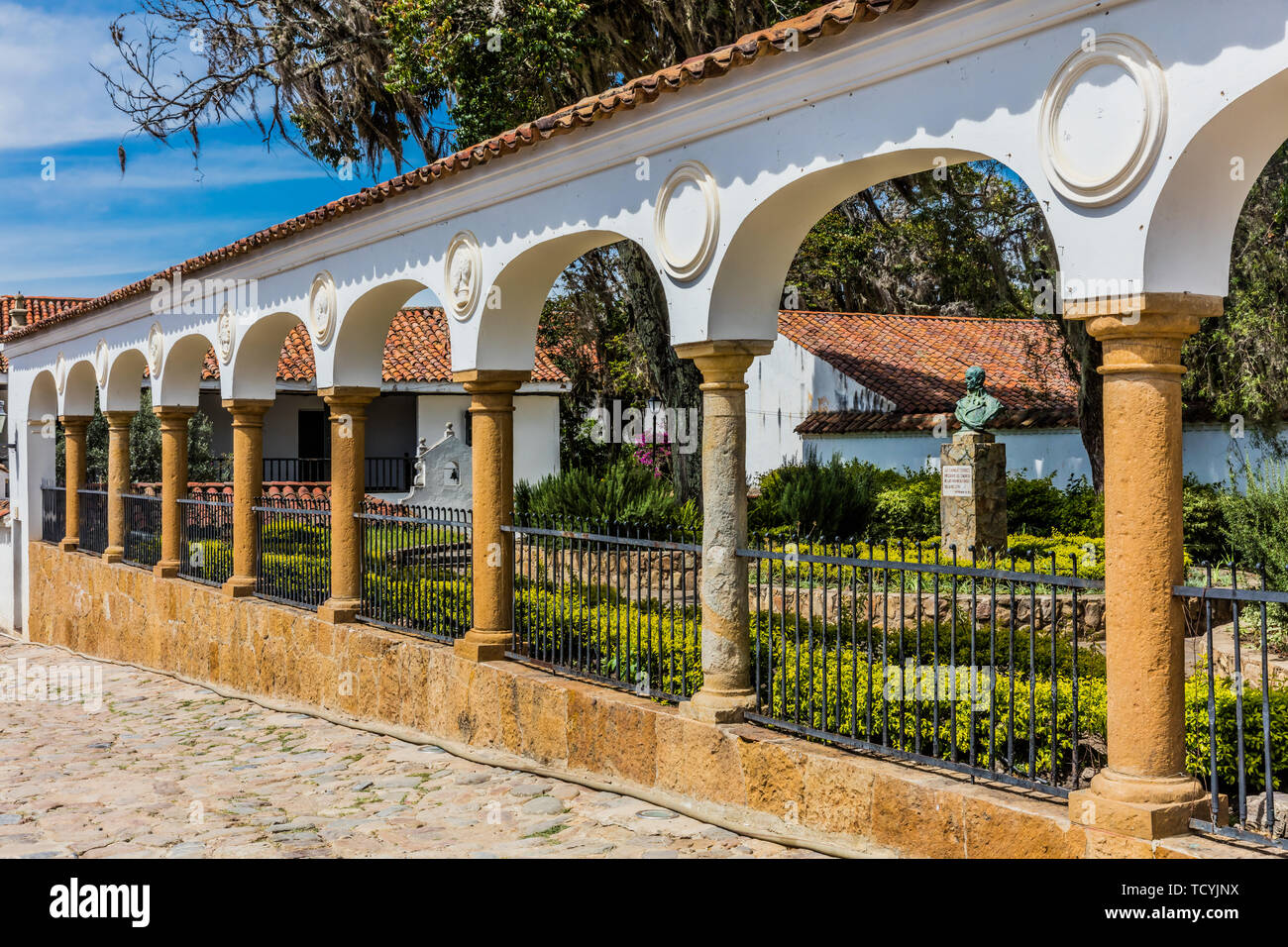 Villa de Leyva Boyaca in Kolumbien Südamerika Stockfoto