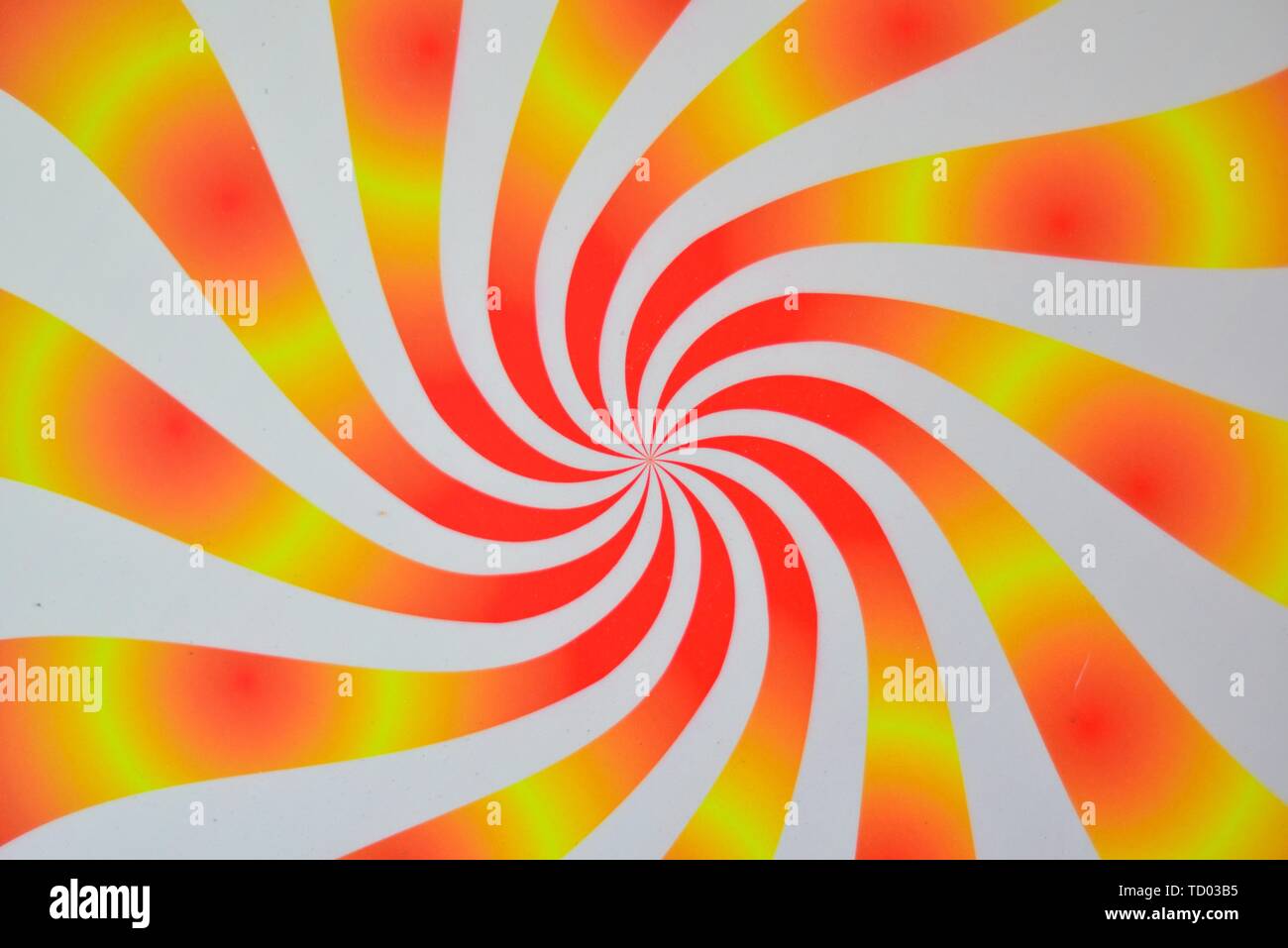 Orange Spirale dynamische wallpaper Stockfoto