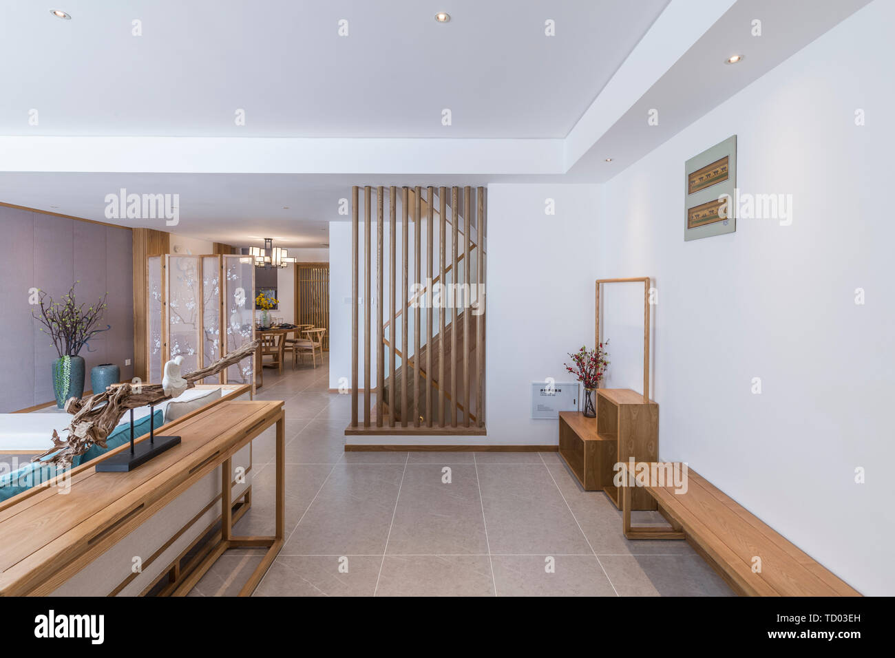 Design der Innenarchitektur Raum des Modells Zimmer im modernen Wohnzimmer Stockfoto