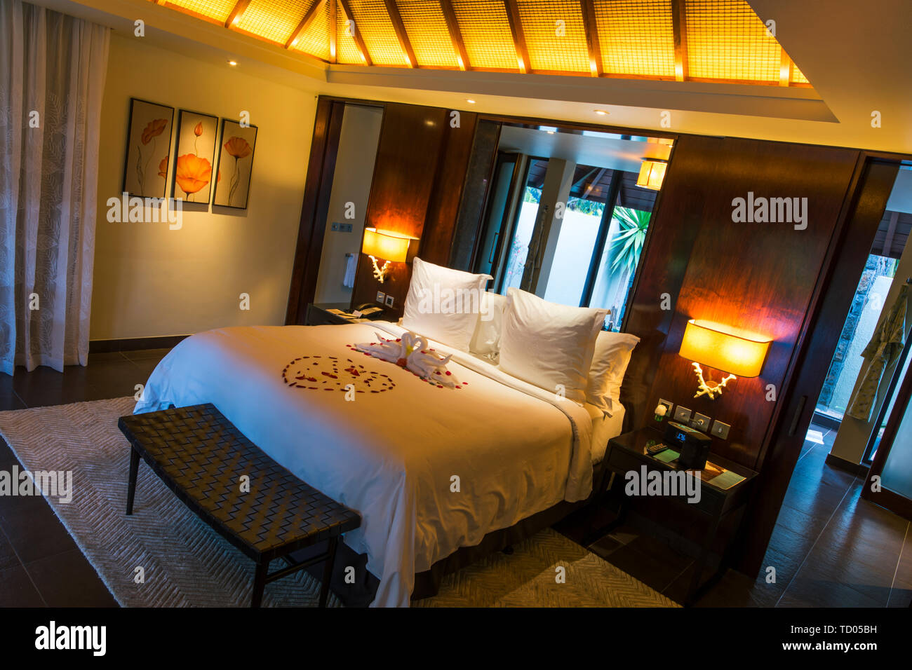 Four Seasons Hotel Mauritius Stockfoto