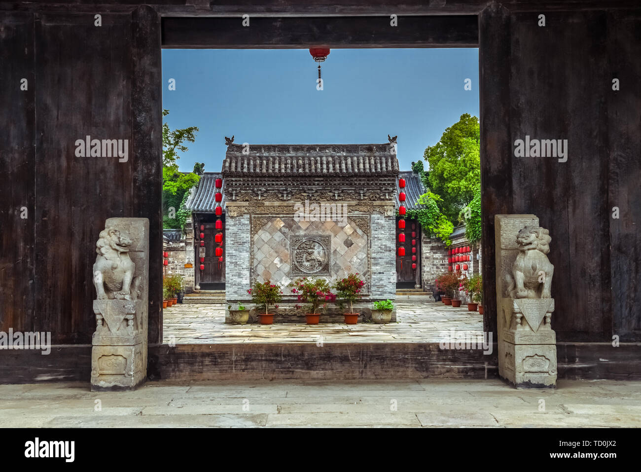 In Ming Qing, Yingshang County in der Provinz Anhui fotografiert. Stockfoto